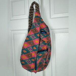 KAVU Original Rope Sling Bag Multicolor‎ Polyester Crossbody Backpack